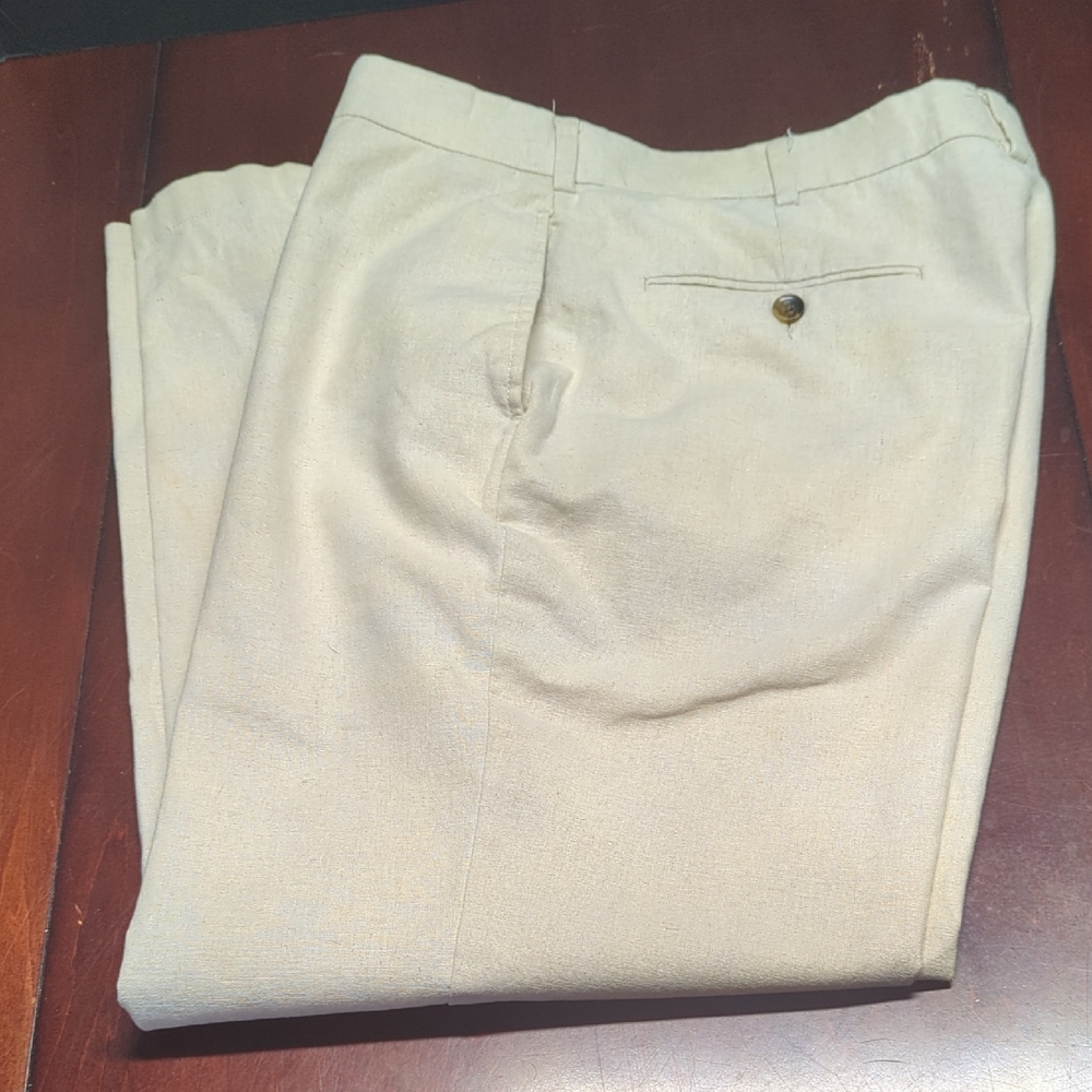 Izod Men's Natural Linen Chinos 34x30